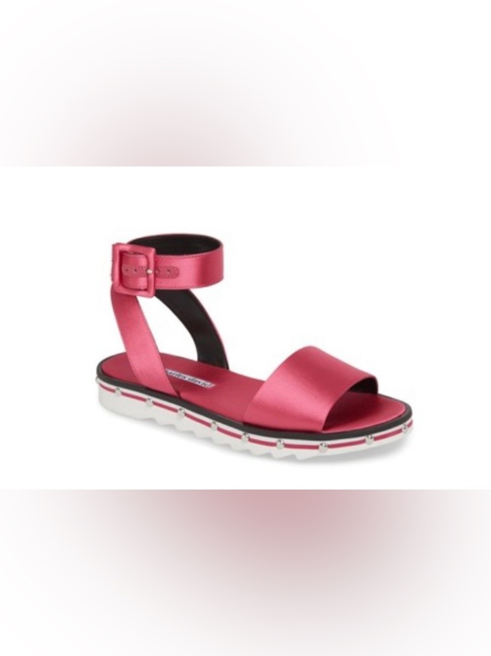 Charles David Shimmy Satin Sandals